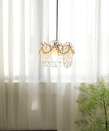 Floral Glass Pendant Lamp