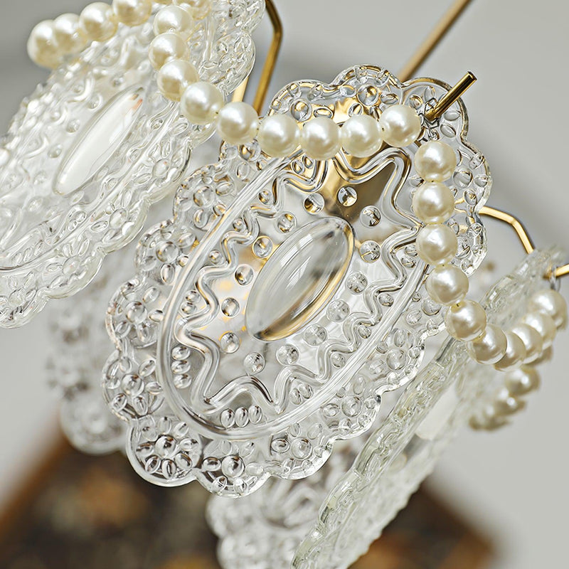 Floral Glass Pendant Lamp