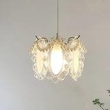 Floral Glass Pendant Lamp