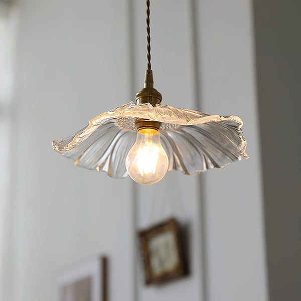 Flower Glass Pendant Light