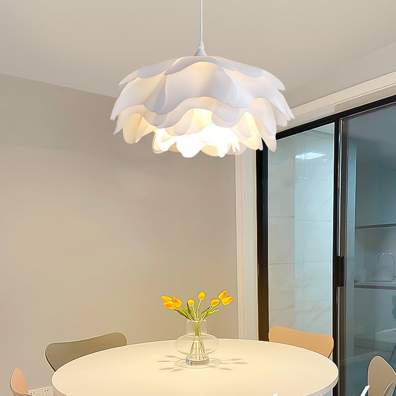 Flower Shaped White Pendant Lamp