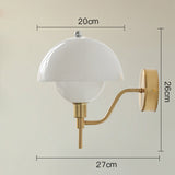 Cream Mushroom Walkway Wall Light