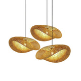 Lampe à suspension en bambou