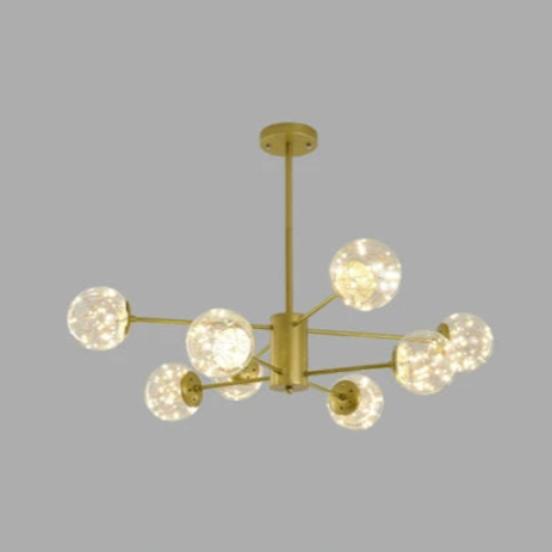 NobleLuminance - Glass ball chandelier