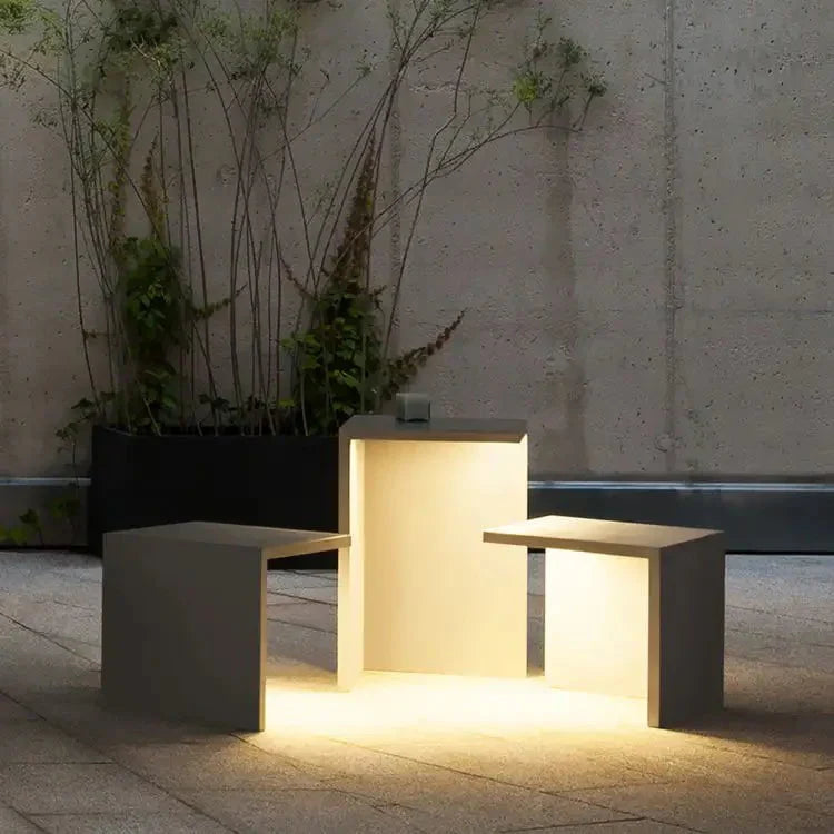 Lampe solaire d'extérieur Block Lane