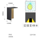 Lampe solaire d'extérieur Block Lane