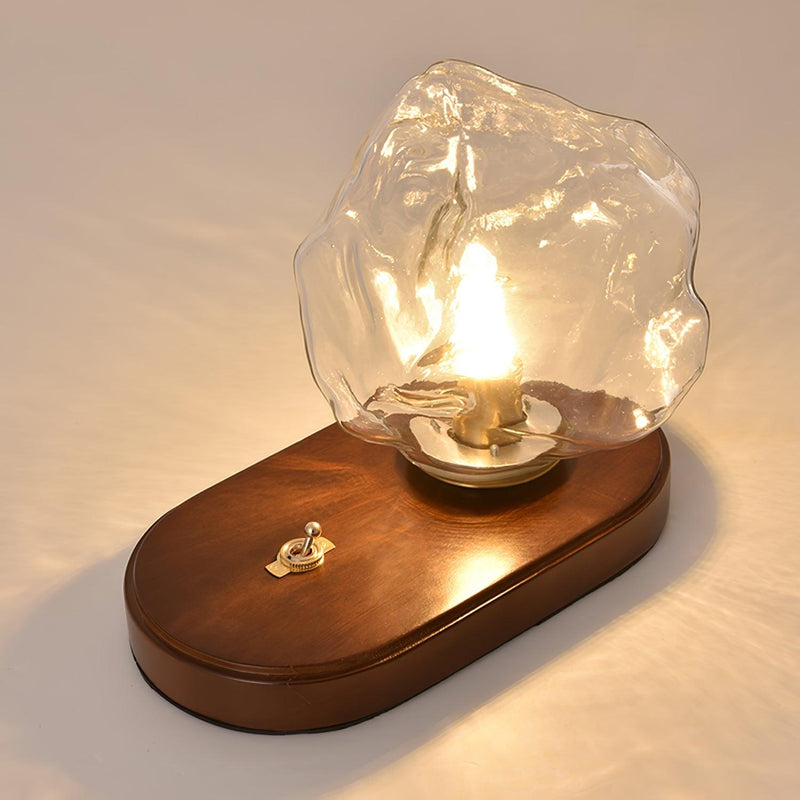 Ice Stone Glass Table Lamp