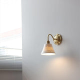 Brass Ceramic Wall Lamp