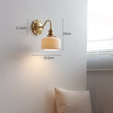 Brass Ceramic Wall Lamp