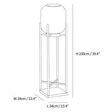 Lampadaire solaire pour l'extérieur 