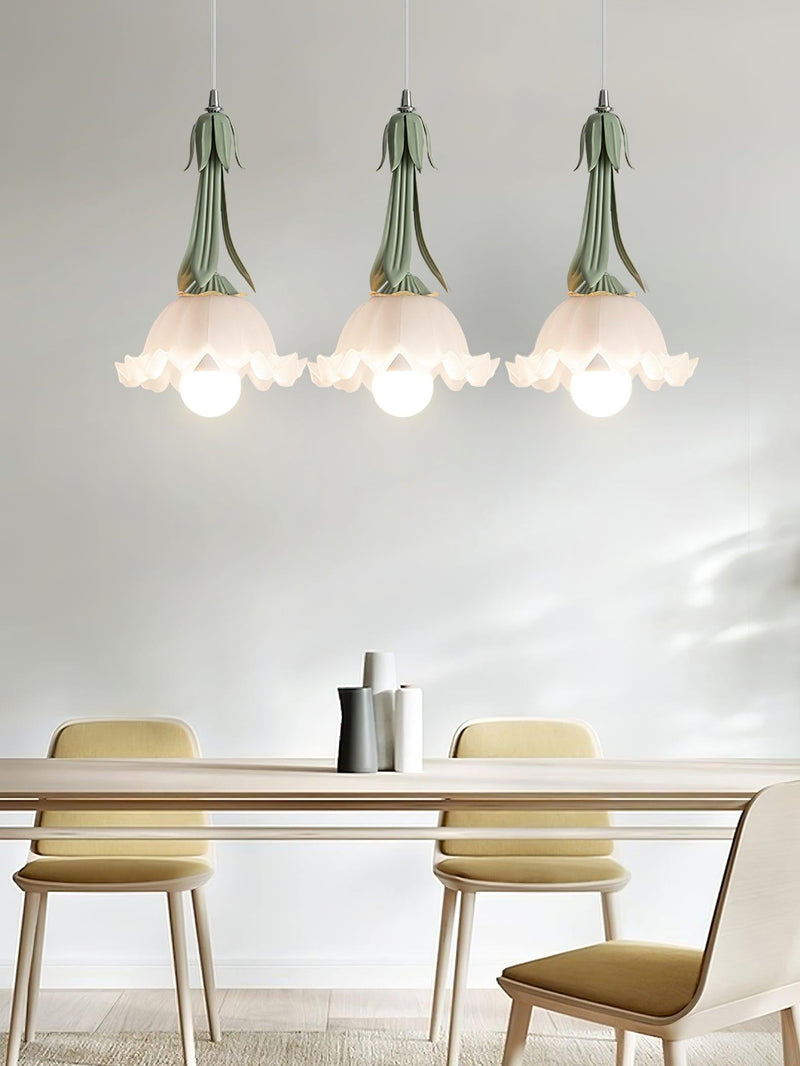 Lily of the valley pendant light