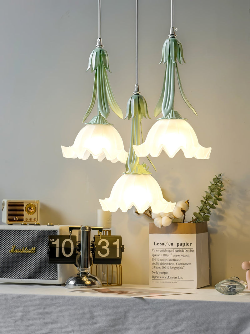 Lily of the valley pendant light