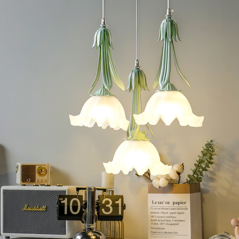 Lily of the valley pendant light