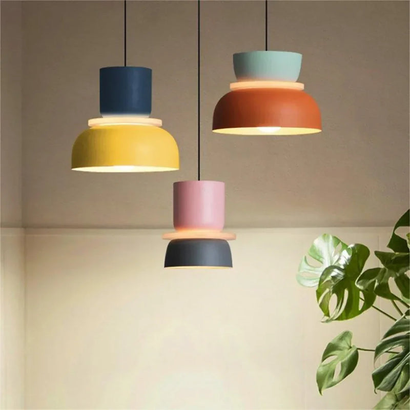 Dulcy Color Block Nordic Pendant Light