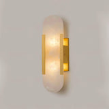 Melange Elongated Alabaster Wall Lamp