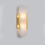 Melange Elongated Alabaster Wall Lamp