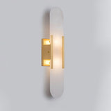 Melange Elongated Alabaster Wall Lamp