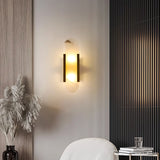 Melange Elongated Alabaster Wall Lamp