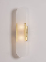 Melange Elongated Alabaster Wall Lamp