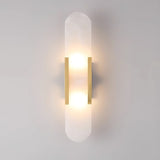 Melange Elongated Alabaster Wall Lamp