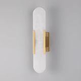 Melange Elongated Alabaster Wall Lamp