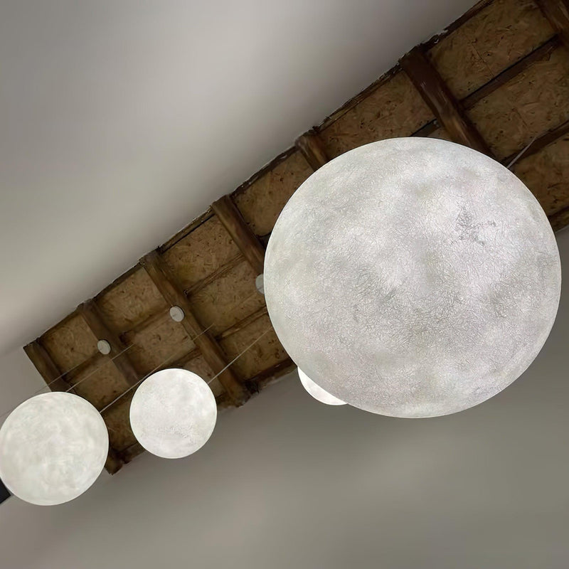 Moon pendant light