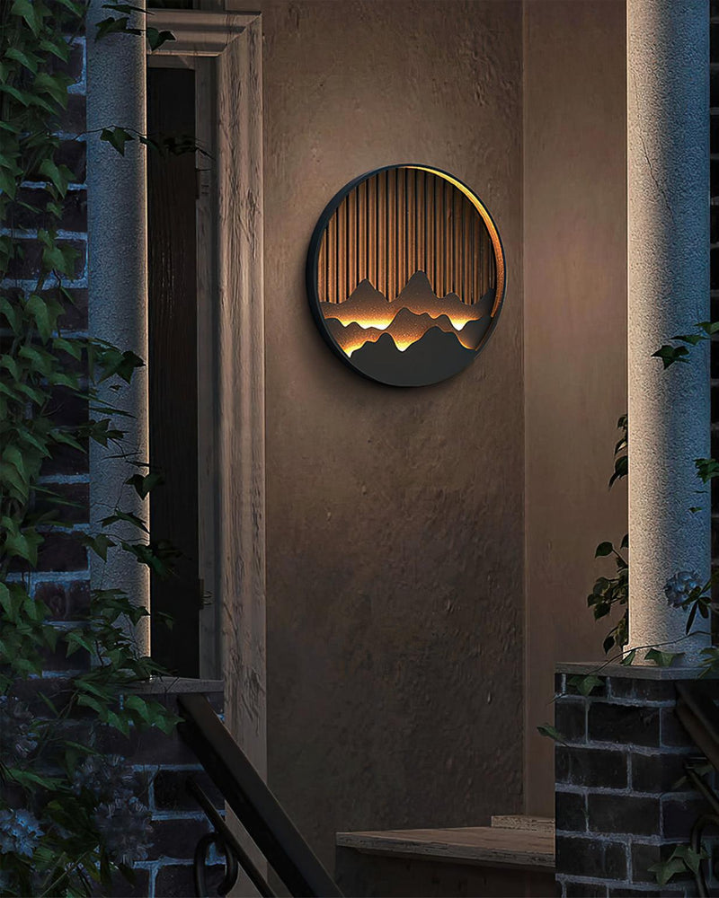 Mountain Outdoor Wall Light