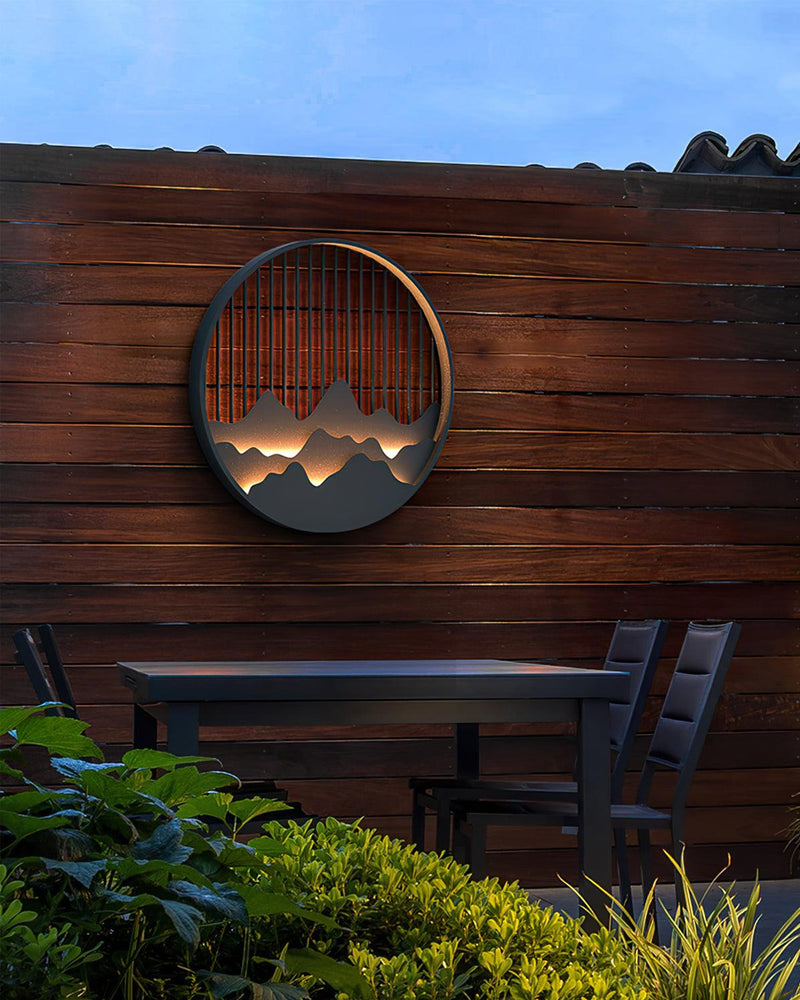 Mountain Outdoor Wall Light