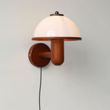 Mushroom Wood Wall Light