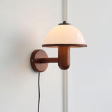 Mushroom Wood Wall Light