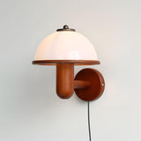 Mushroom Wood Wall Light