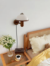 Mushroom Wood Wall Light