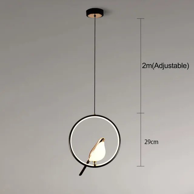 MrBird™ - Luxury Pendant Light with Golden Bird