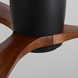 Plafonnier en bois avec ventilateur
