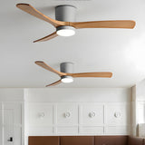 Plafonnier en bois avec ventilateur