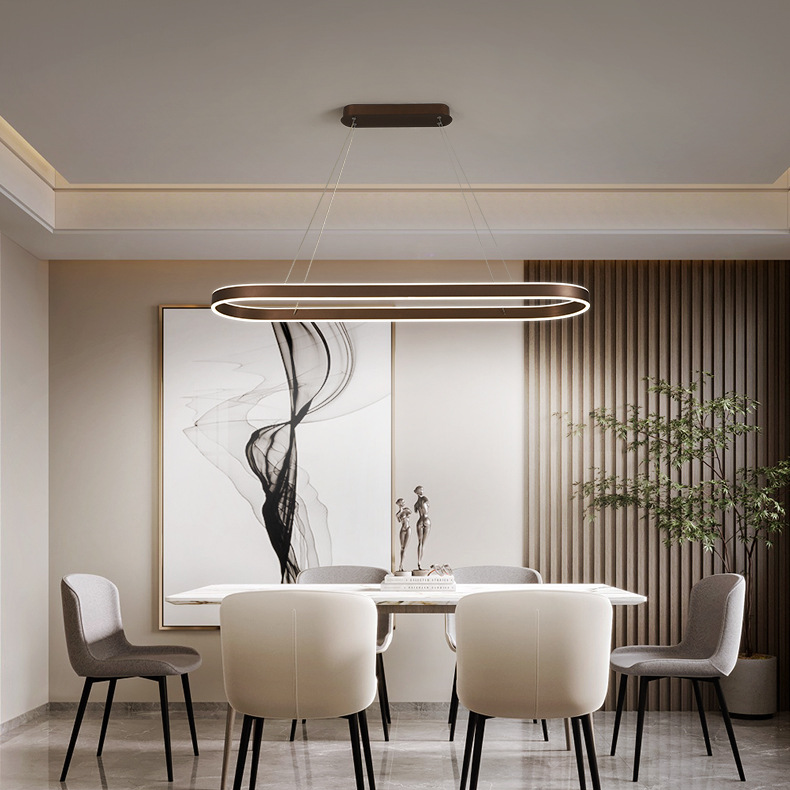 Suspension de cuisine en or rose