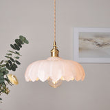 Vintage flower pendant lamp