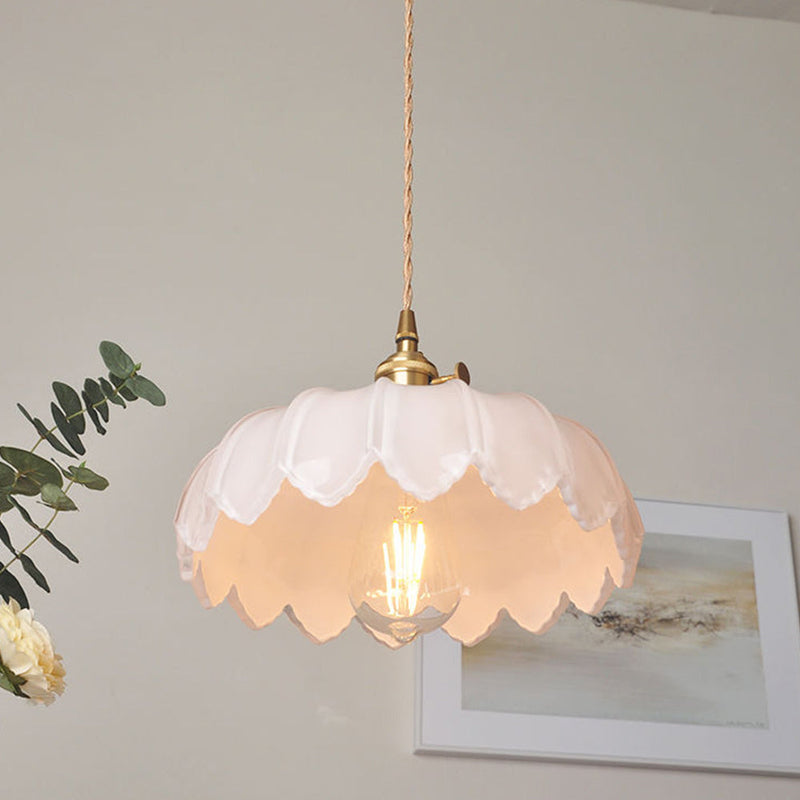 Vintage flower pendant lamp