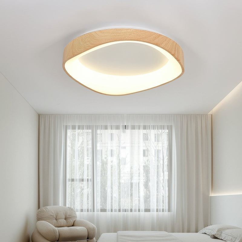 Nordic Artistic Wood Grain Ceiling Light