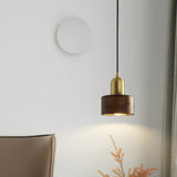 Cylinder Pendant Light Fixture Hanging Lamp Japanese Style