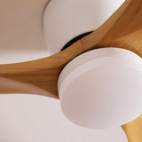 Plafonnier en bois avec ventilateur