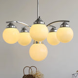 Retro Salamanca Round Glass Chandelier Lights