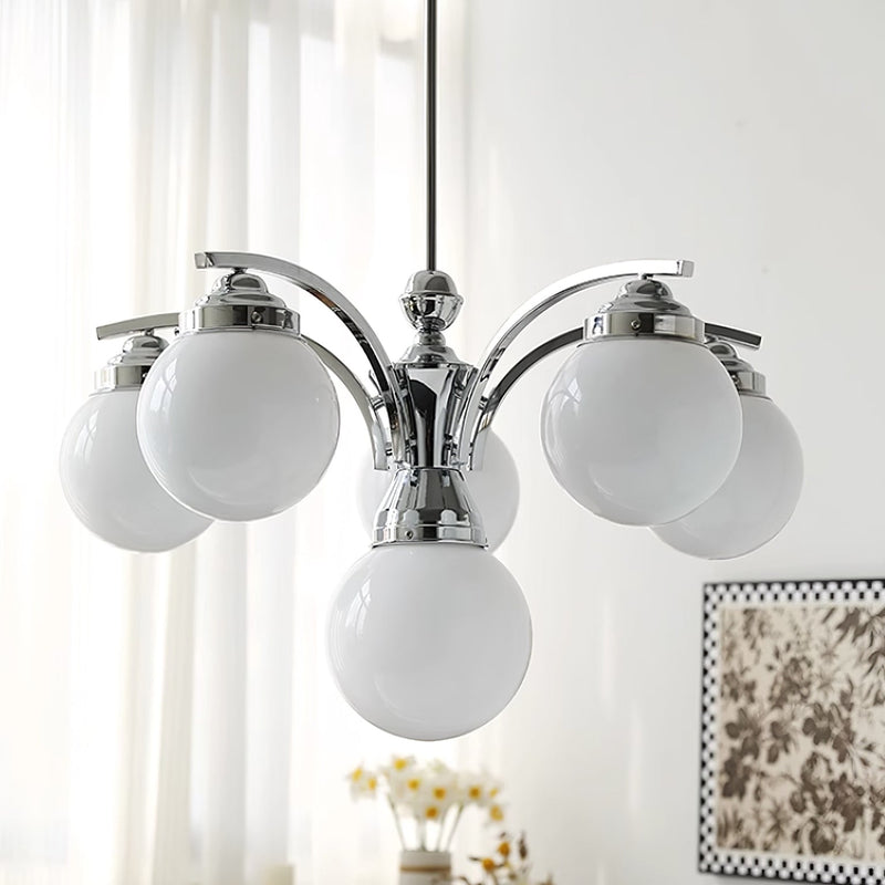 Retro Salamanca Round Glass Chandelier Lights