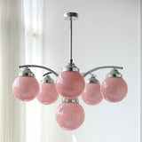 Retro Salamanca Round Glass Chandelier Lights