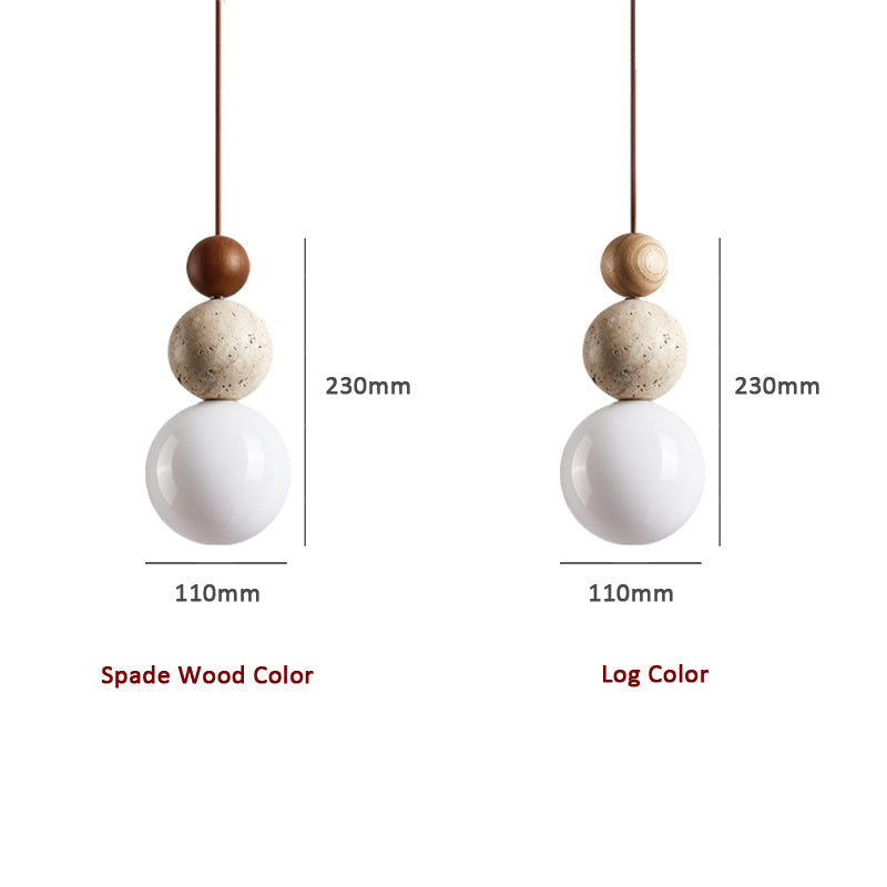 Modern simple style travertine Pendant Light