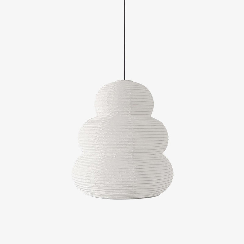 Rice paper pendant light