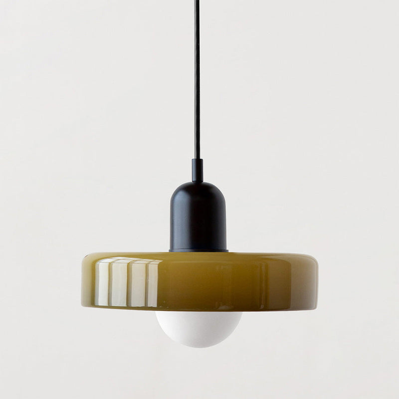 2 Heads Modern Bauhaus Glass Pendant Light