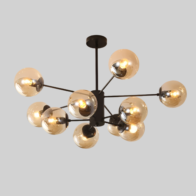 NobleLuminance - Glass ball chandelier