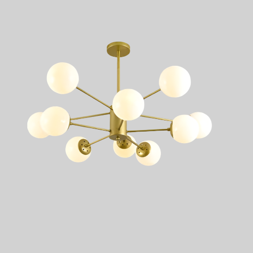 NobleLuminance - Glass ball chandelier