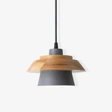 Stone Wood Pendant Lamp